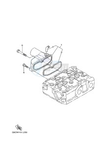 EDL7000SE/SDE EDL7000SED DIESEL 800 (Q9CN) drawing INTAKE MANIFOLD