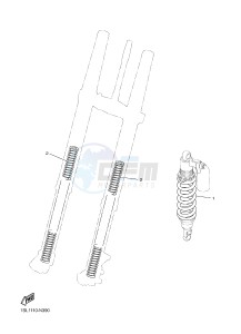 YZ450F (1SL1 1SL2 1SL3 1SL4) drawing ALTERNATE FOR CHASSIS