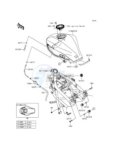 Z250SL BR250EFS XX (EU ME A(FRICA) drawing Fuel Tank