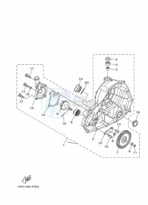 YZF320-A YZF-R3 (B7P6) drawing WATER PUMP