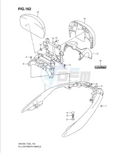 AN400Z drawing PILLION RIDER HANDLE (AN400ZAL1 E2)