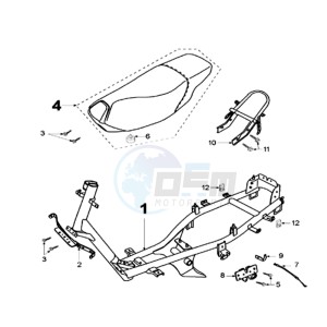 FIGHT E drawing FRAME AND SADDLE