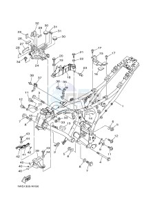 MT07 700 (1WS5) drawing FRAME