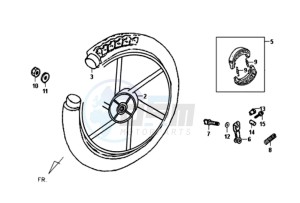 FIDDLE II 50 drawing REAR WHEEL