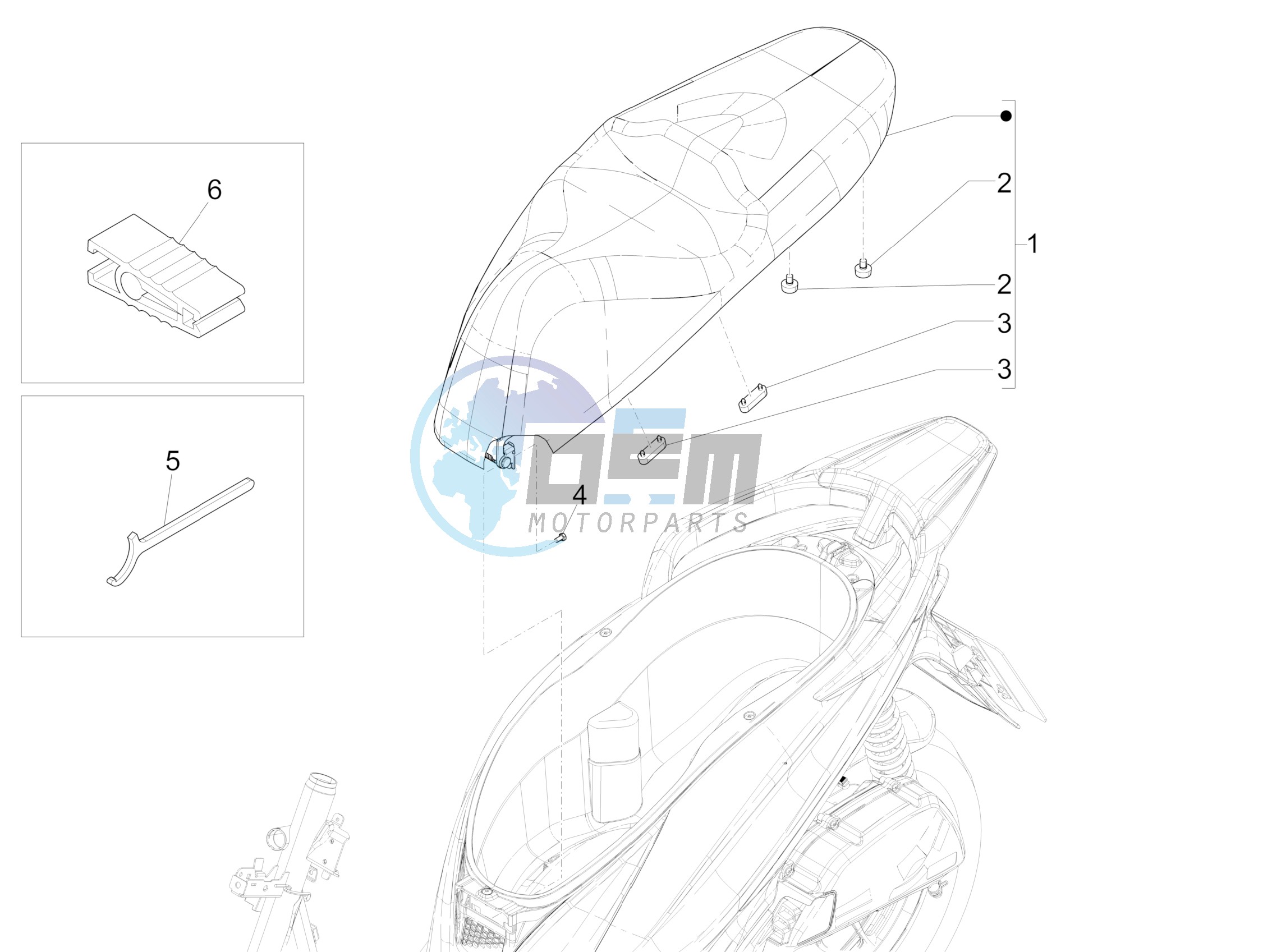 Saddle/seats