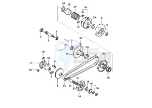 BW'S R 50 drawing CLUTCH