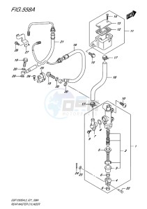 GSF-1250S ABS BANDIT EU drawing REAR MASTER CYLINDER