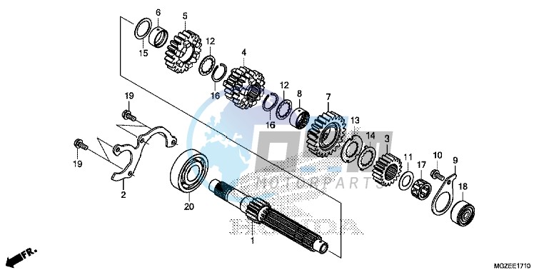 TRANSMISSION (MAINSHAFT)