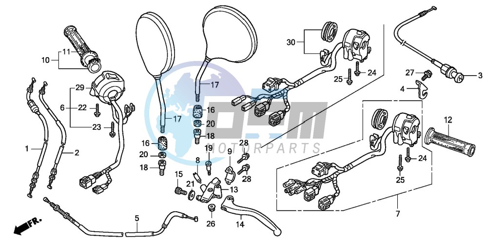 HANDLE LEVER/SWITCH/CABLE