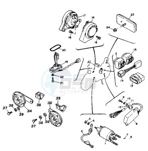 XV VIRAGO 1100 11000 drawing ELECTRICAL DEVICES