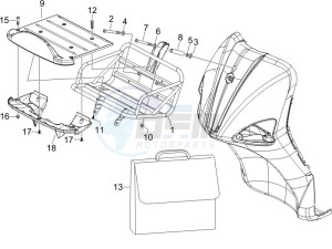 Liberty 150 4t 2v e3 ptt ( Libano - Israele ) Libanon - Israel drawing Front luggage rack