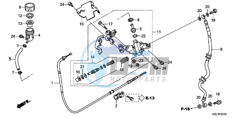 BRAKE MASTER CYLINDER (CBS)