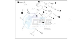 XL1000VA VARADERO drawing PANNIER STAY SET