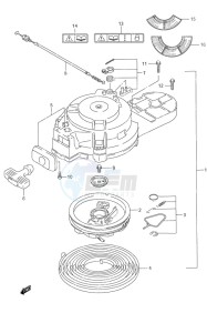 DF 9.9 drawing Recoil Starter