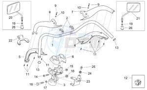 Mojito 50 Custom eng. Piaggio drawing Handlebar