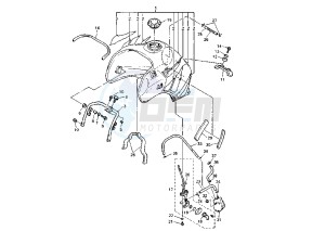 XTZ TENERE 660 drawing FUEL TANK