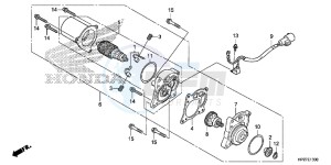 TRX90XH Europe Direct - (ED) drawing STARTING MOTOR