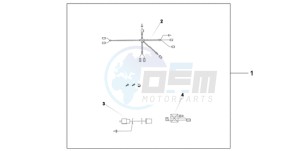 SH300A9 UK - (E / ABS MKH) drawing HEATED GRIP ATT.