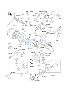 VN 800B [VULCAN 800 CLASSIC] (B6-B9) [VULCAN 800 CLASSIC] drawing OIL PUMP_OIL FILTER