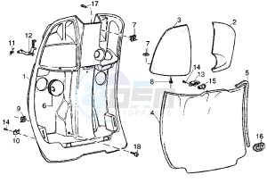 ET2 INIEZIONE 50 drawing Front glove compartment