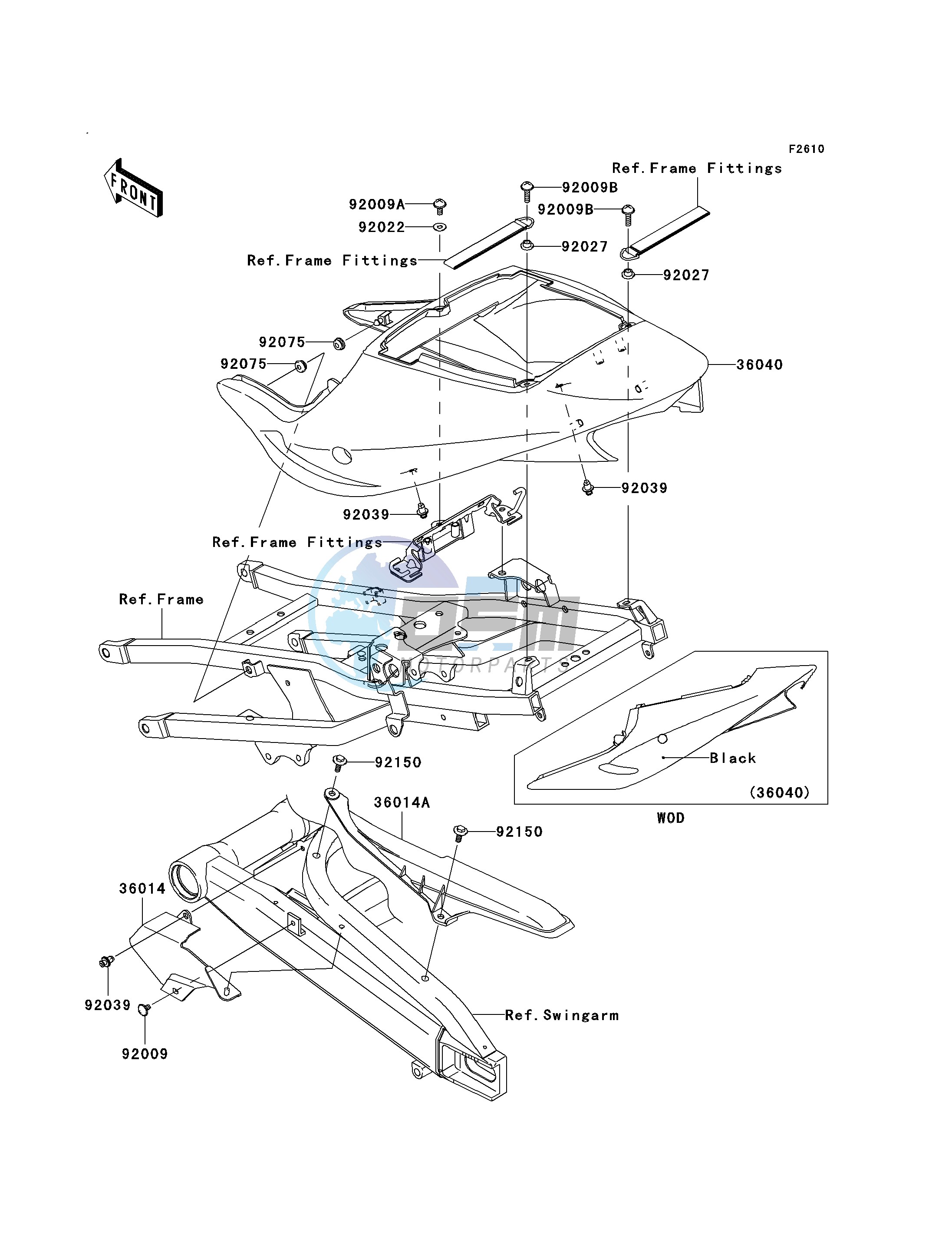 SIDE COVERS_CHAIN COVER-- ZX900-F1- -