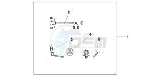 GL18009 France - (F / CMF) drawing TRUNK INNER LAMP