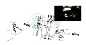 QUAD LANDER 300 drawing HANDLEBAR