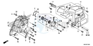 VFR1200XD CrossTourer - VFR1200X Dual Clutch 2ED - (2ED) drawing A.C. GENERATOR COVER