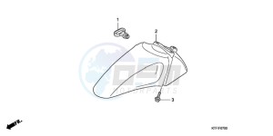 SH1259 UK - (E) drawing FRONT FENDER