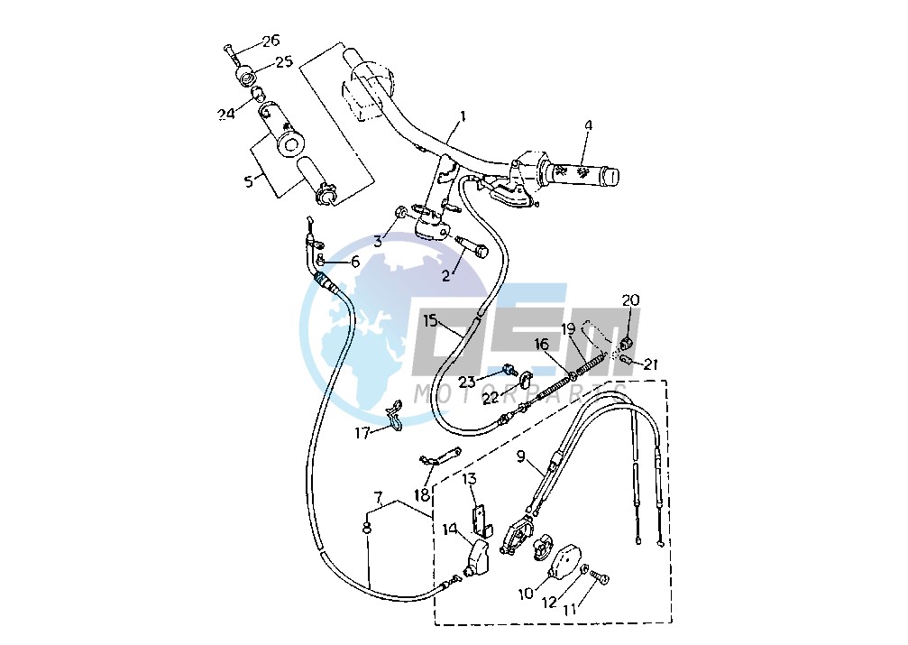 STEERING HANDLE -CABLE