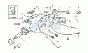 Sport 1100 Iniezione Iniezione drawing Handlebar - controls