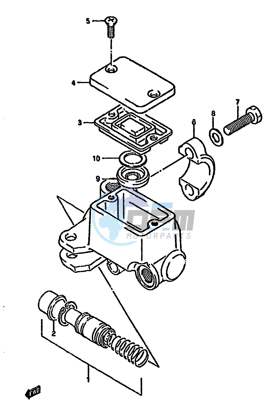 FRONT MASTER CYLINDER