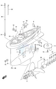 DF 200A drawing Gear Case (C/R)