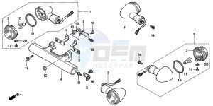 VT750CD3 drawing WINKER