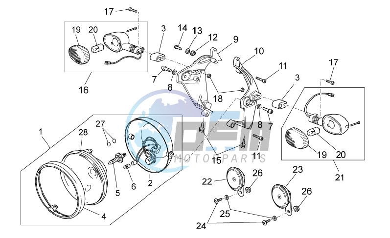 Headlight/Horn