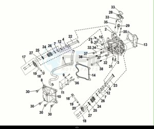 JET 14 125 LC ABS (XC12WX-EU) (E5) (M1) drawing CYLINDER HEAD