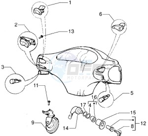 50 4T drawing Handlebar switches