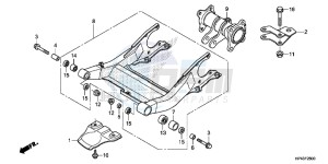 TRX420TED TRX420 Europe Direct - (ED) drawing SWINGARM