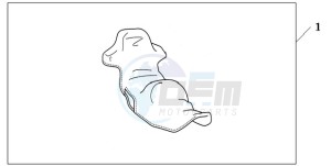 GL18009 Australia - (U / AB NAV) drawing SEAT COVER