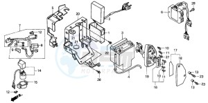 VT1100C2 drawing BATTERY (VT1100CS/CT)