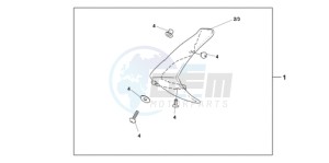 SH1259 France - (F / CMF 2F) drawing KNUCKLE VISOR SET