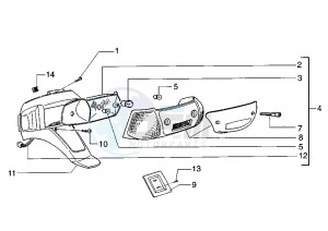 Zip 50 SP drawing Taillight