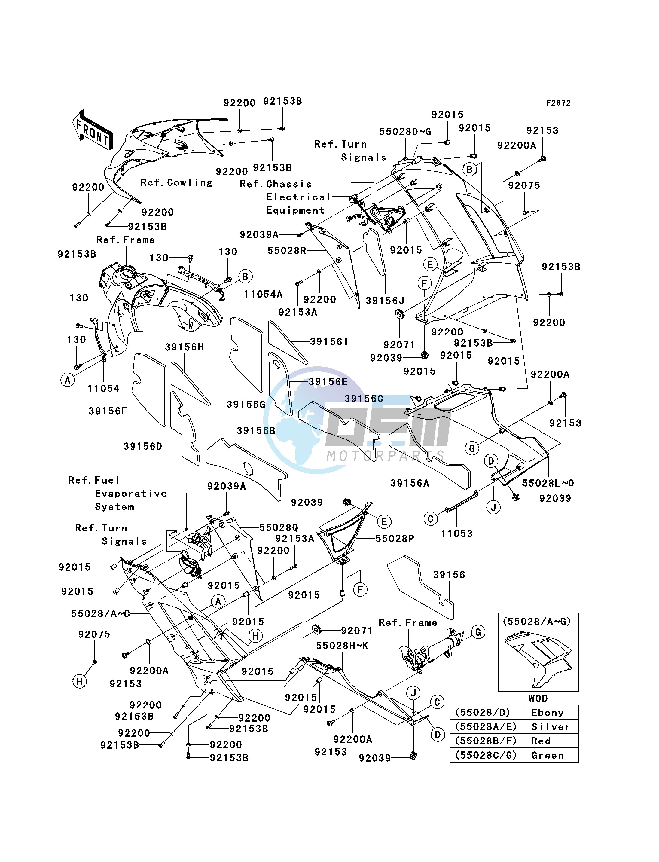 COWLING LOWERS -- P7F- -