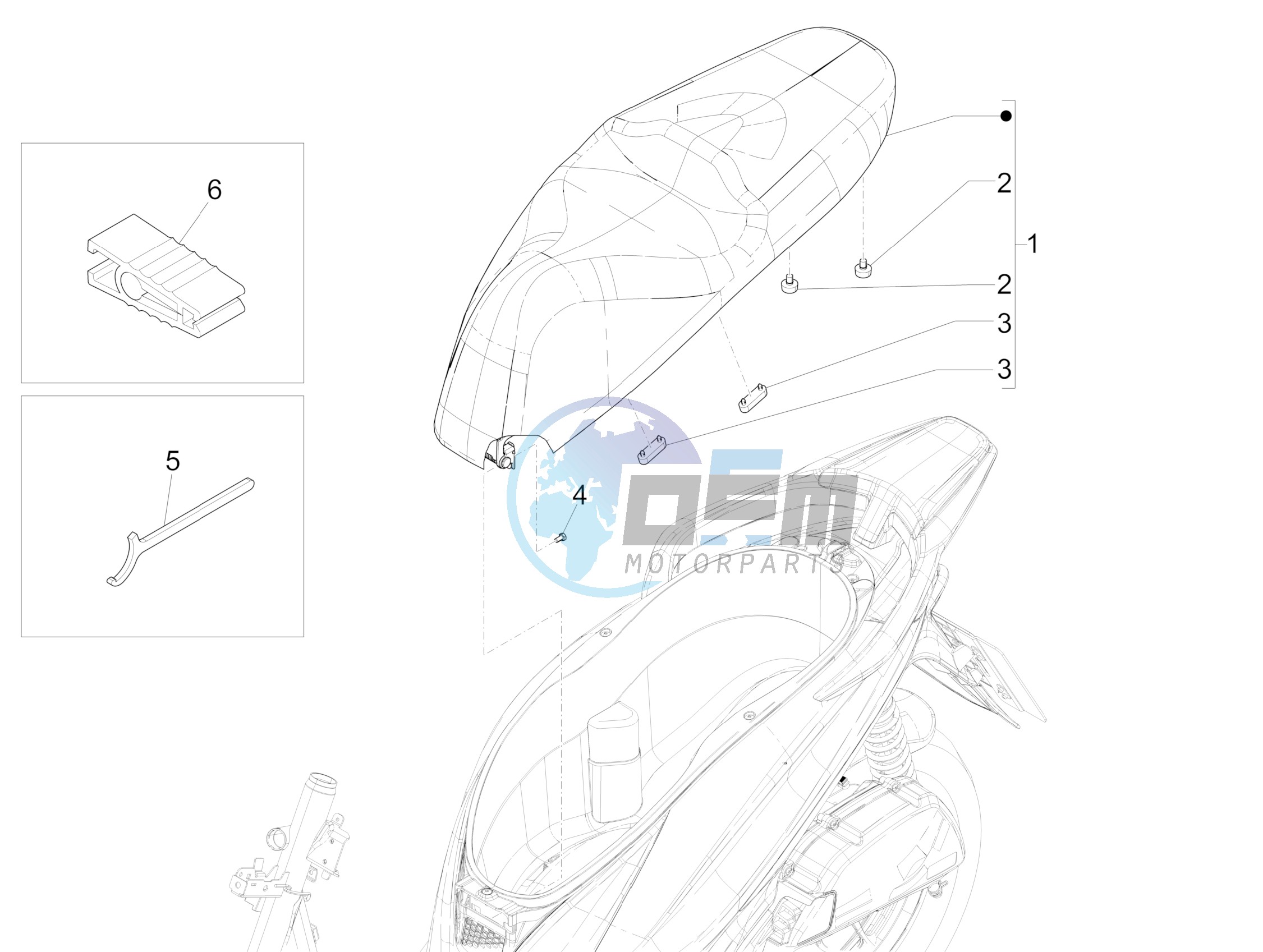 Saddle/seats