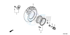 TRX420FPEC drawing REAR WHEEL