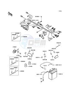 KVF360 KVF360B6F EU drawing Chassis Electrical Equipment