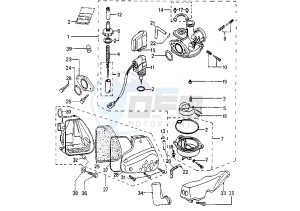 ZENITH N - 50 cc drawing CARBURETOR