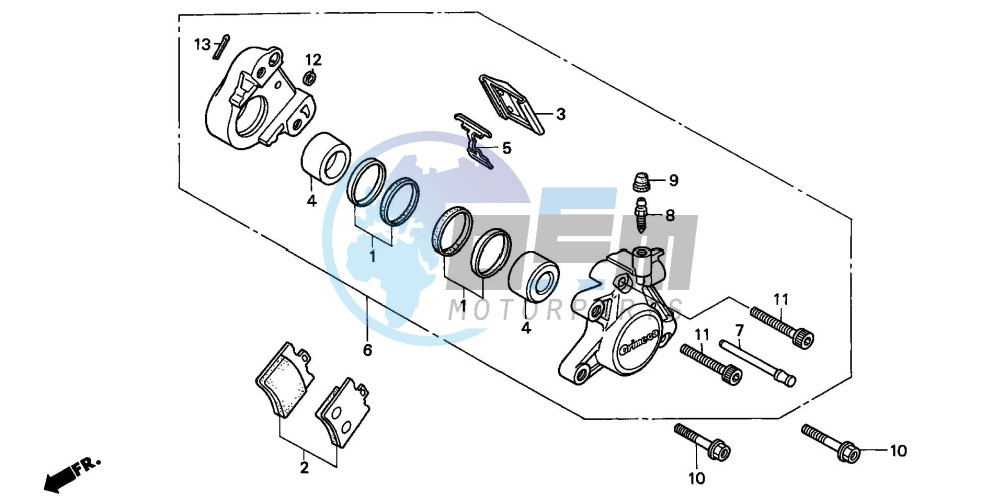 FRONT BRAKE CALIPER