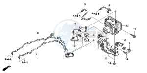 CB1300A CB1300SUPER FOUR drawing ABS MODULATOR