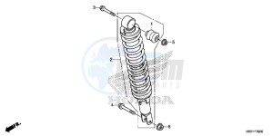 TRX420FM2H Europe Direct - (ED) drawing REAR CUSHION